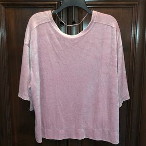 Women’s We The Free Size Lg Velour Oversized Top